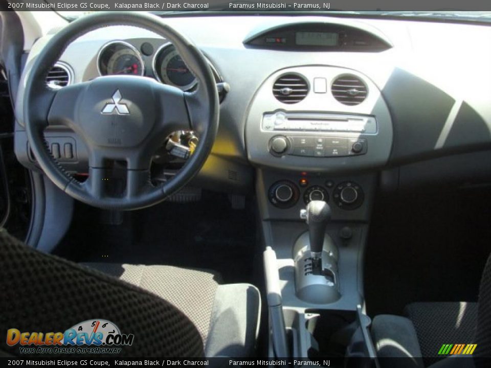 2007 Mitsubishi Eclipse GS Coupe Kalapana Black / Dark Charcoal Photo #11