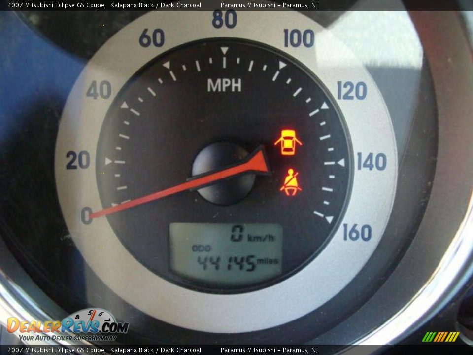 2007 Mitsubishi Eclipse GS Coupe Kalapana Black / Dark Charcoal Photo #12