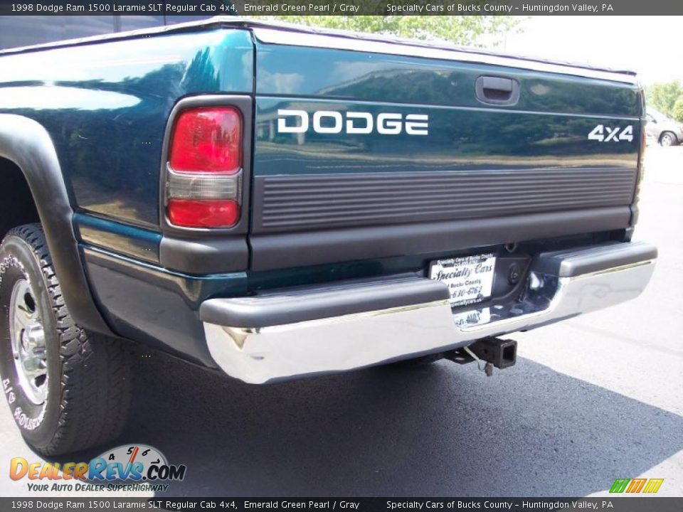 1998 Dodge Ram 1500 Laramie SLT Regular Cab 4x4 Emerald Green Pearl / Gray Photo #8