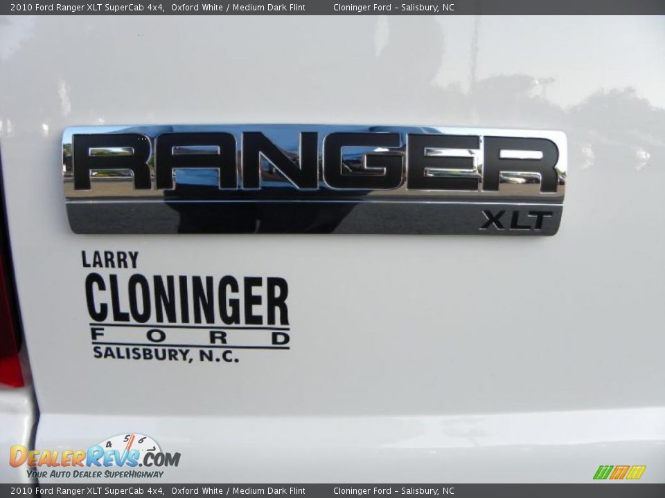 2010 Ford Ranger XLT SuperCab 4x4 Oxford White / Medium Dark Flint Photo #16