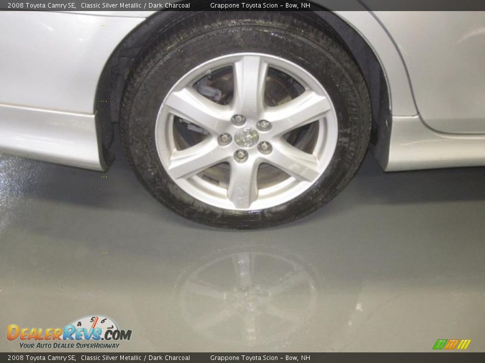 2008 Toyota Camry SE Classic Silver Metallic / Dark Charcoal Photo #6