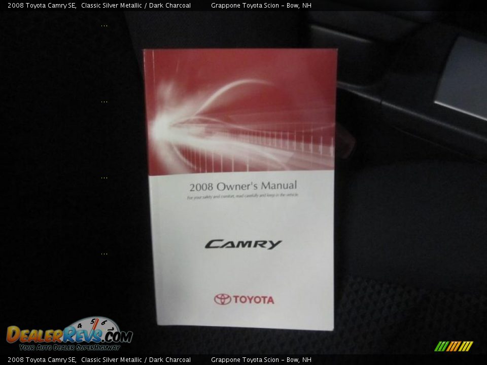 2008 Toyota Camry SE Classic Silver Metallic / Dark Charcoal Photo #11