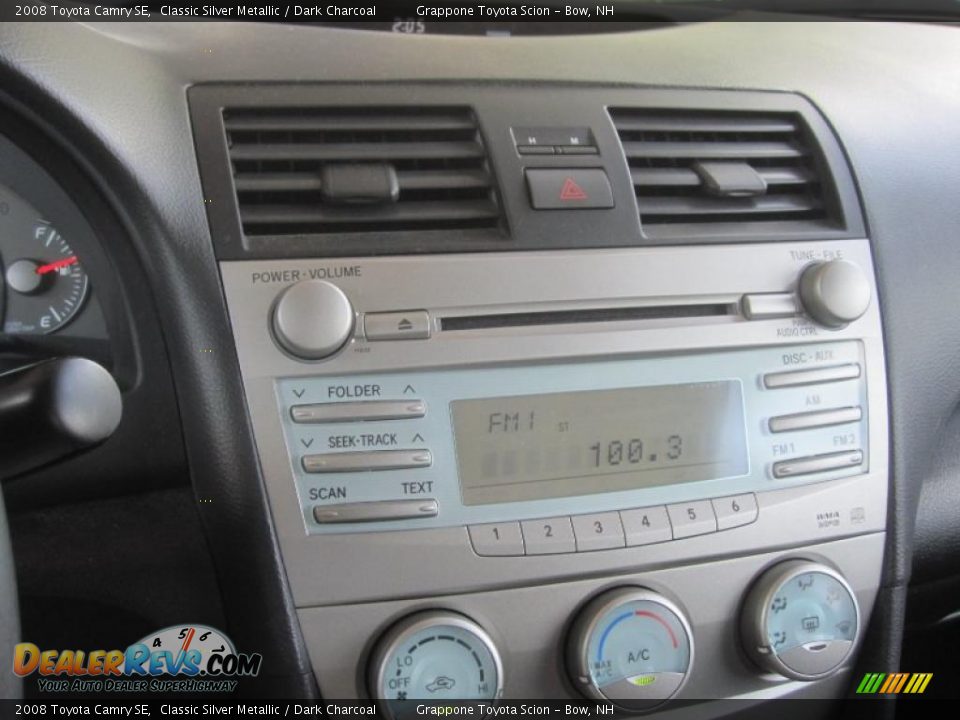 2008 Toyota Camry SE Classic Silver Metallic / Dark Charcoal Photo #16