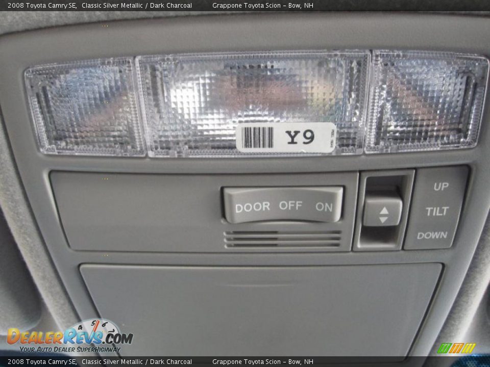 2008 Toyota Camry SE Classic Silver Metallic / Dark Charcoal Photo #17