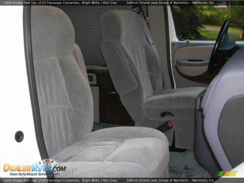 1999 Dodge Ram Van 1500 Passenger Conversion Bright White / Mist Gray Photo #3