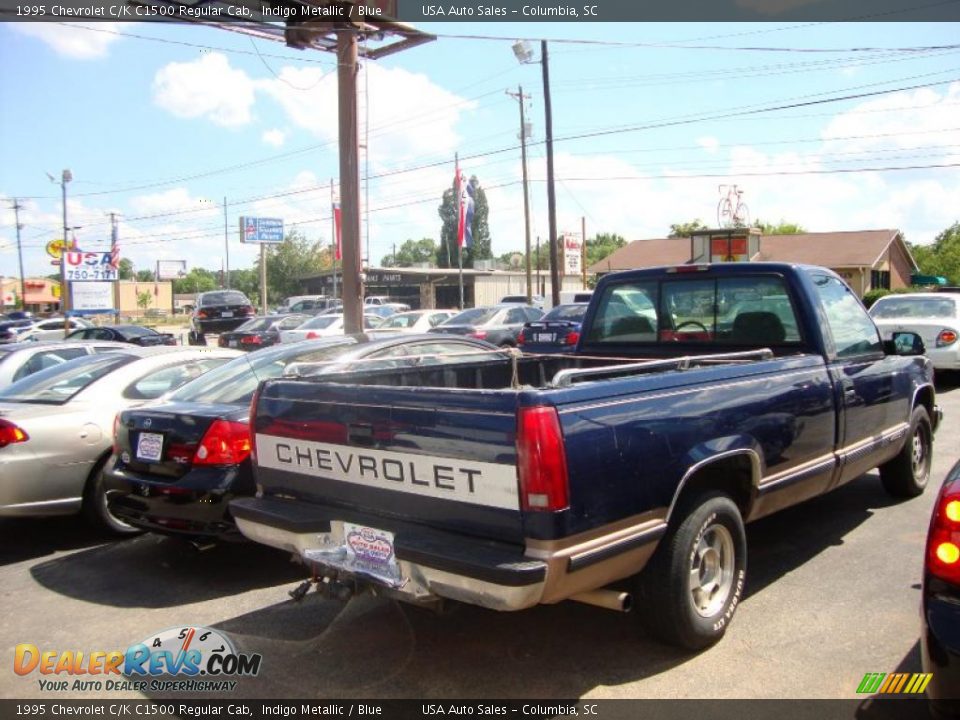 1995 Chevrolet C/K C1500 Regular Cab Indigo Metallic / Blue Photo #4