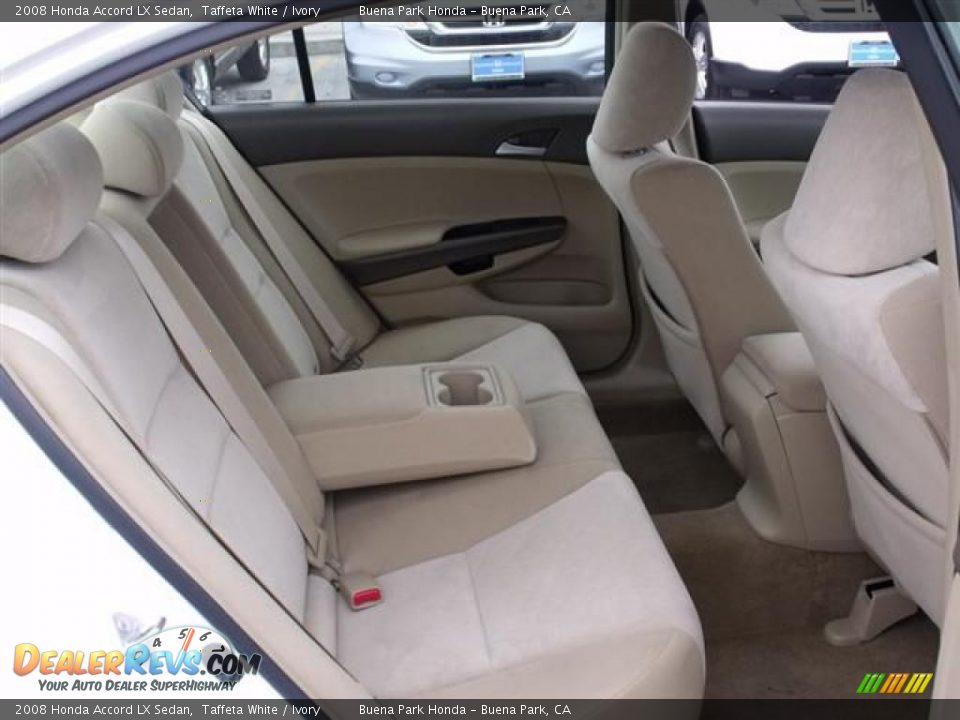 2008 Honda Accord LX Sedan Taffeta White / Ivory Photo #11