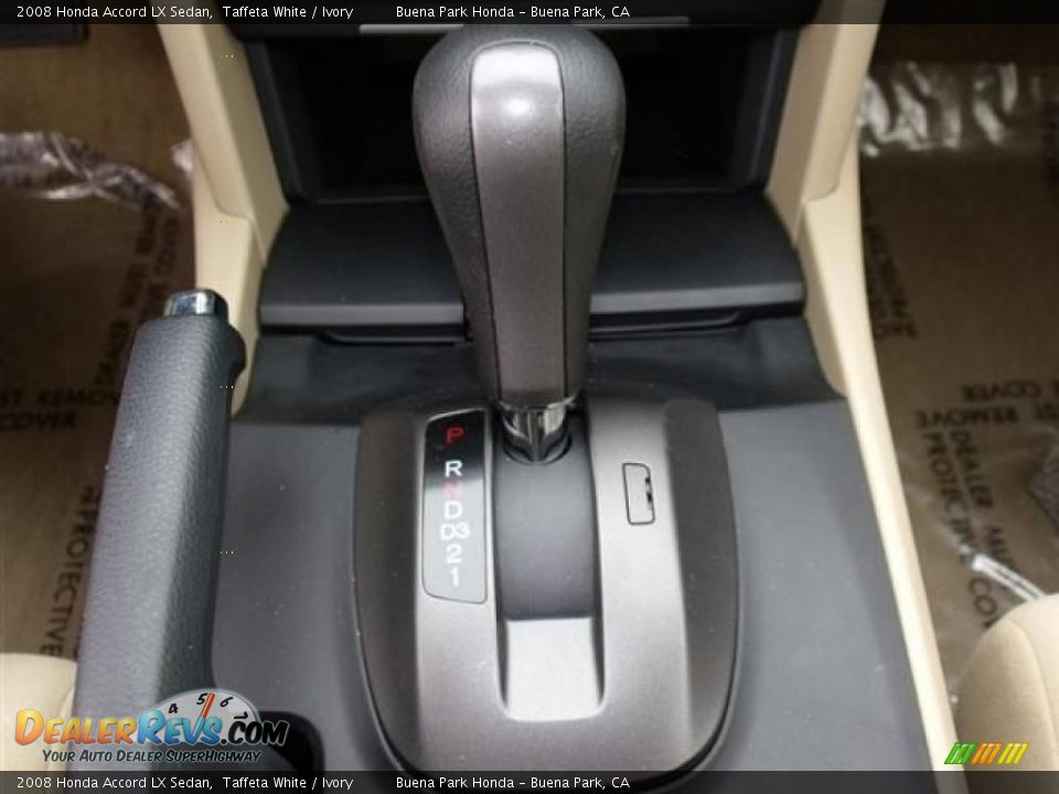 2008 Honda Accord LX Sedan Taffeta White / Ivory Photo #24