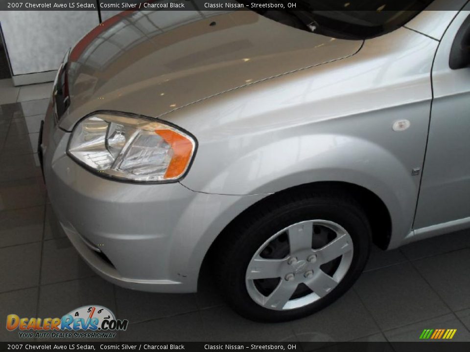 2007 Chevrolet Aveo LS Sedan Cosmic Silver / Charcoal Black Photo #2