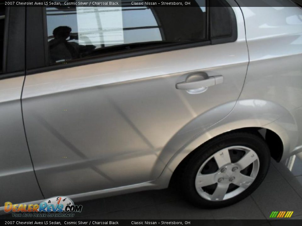 2007 Chevrolet Aveo LS Sedan Cosmic Silver / Charcoal Black Photo #4