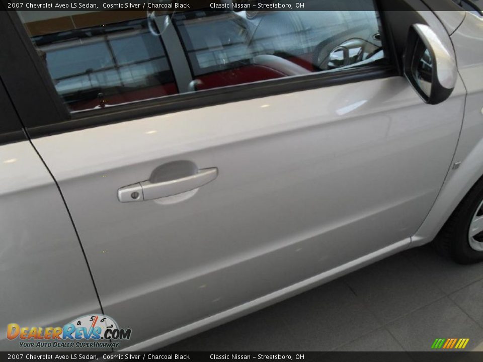 2007 Chevrolet Aveo LS Sedan Cosmic Silver / Charcoal Black Photo #8