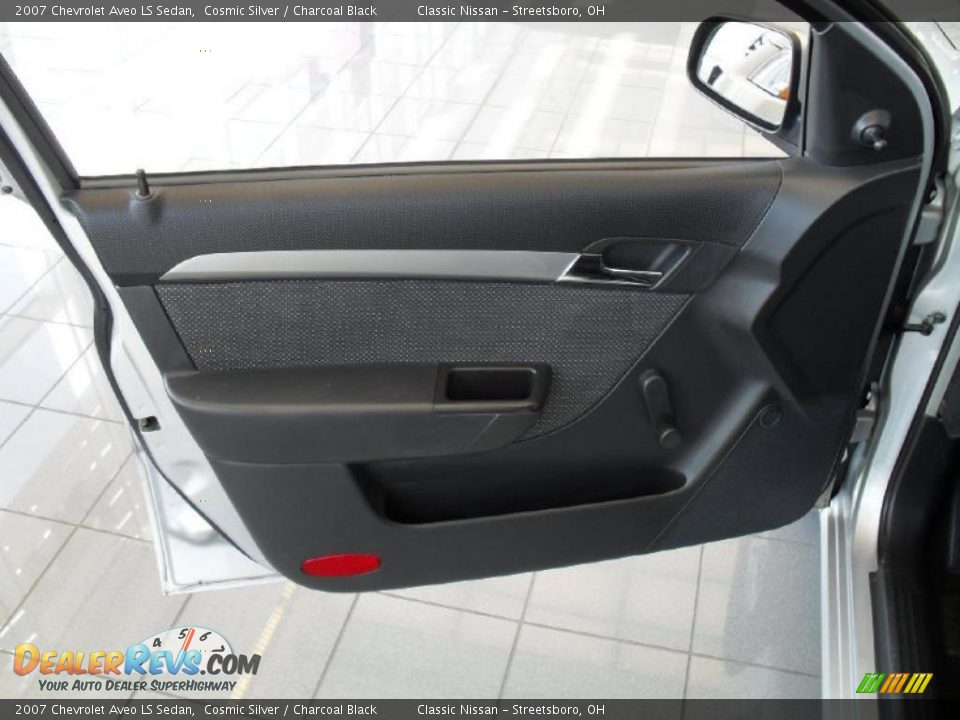 2007 Chevrolet Aveo LS Sedan Cosmic Silver / Charcoal Black Photo #11