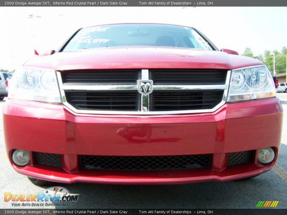 2009 Dodge Avenger SXT Inferno Red Crystal Pearl / Dark Slate Gray Photo #3