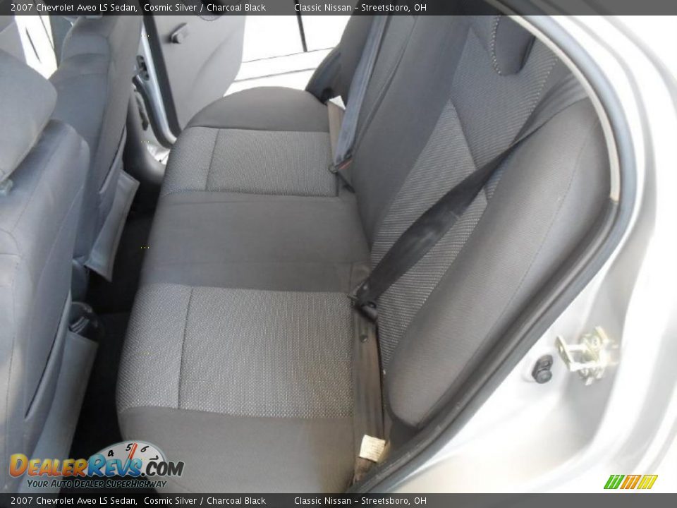 2007 Chevrolet Aveo LS Sedan Cosmic Silver / Charcoal Black Photo #20