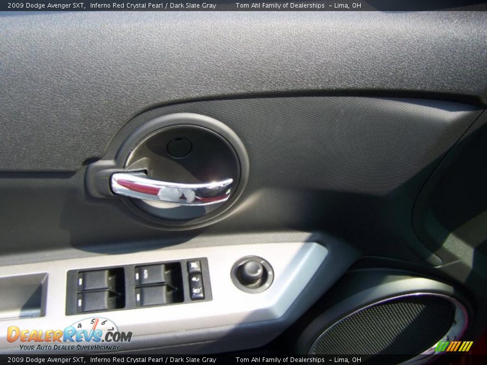 2009 Dodge Avenger SXT Inferno Red Crystal Pearl / Dark Slate Gray Photo #10