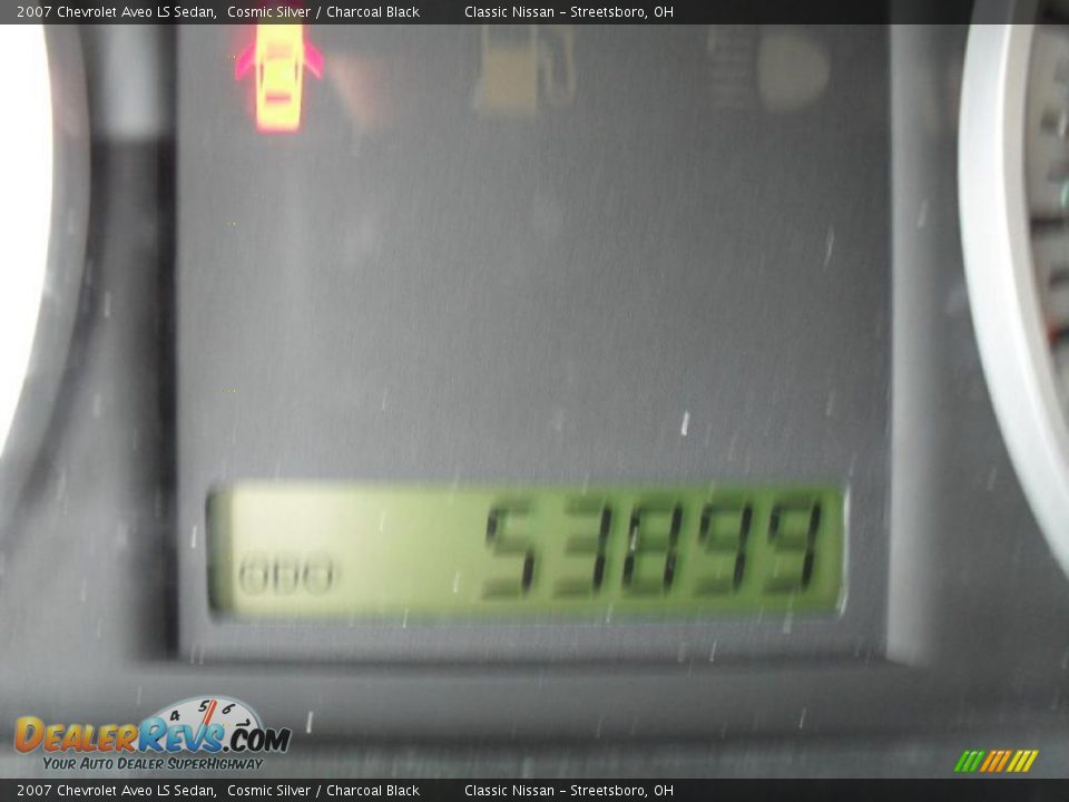 2007 Chevrolet Aveo LS Sedan Cosmic Silver / Charcoal Black Photo #26