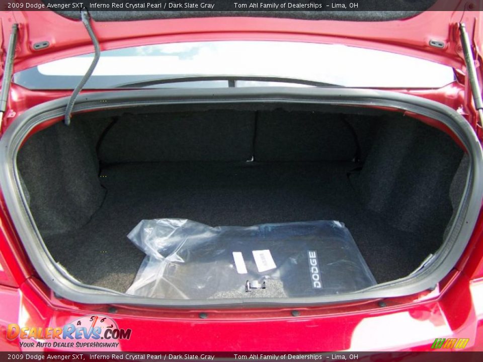 2009 Dodge Avenger SXT Inferno Red Crystal Pearl / Dark Slate Gray Photo #12