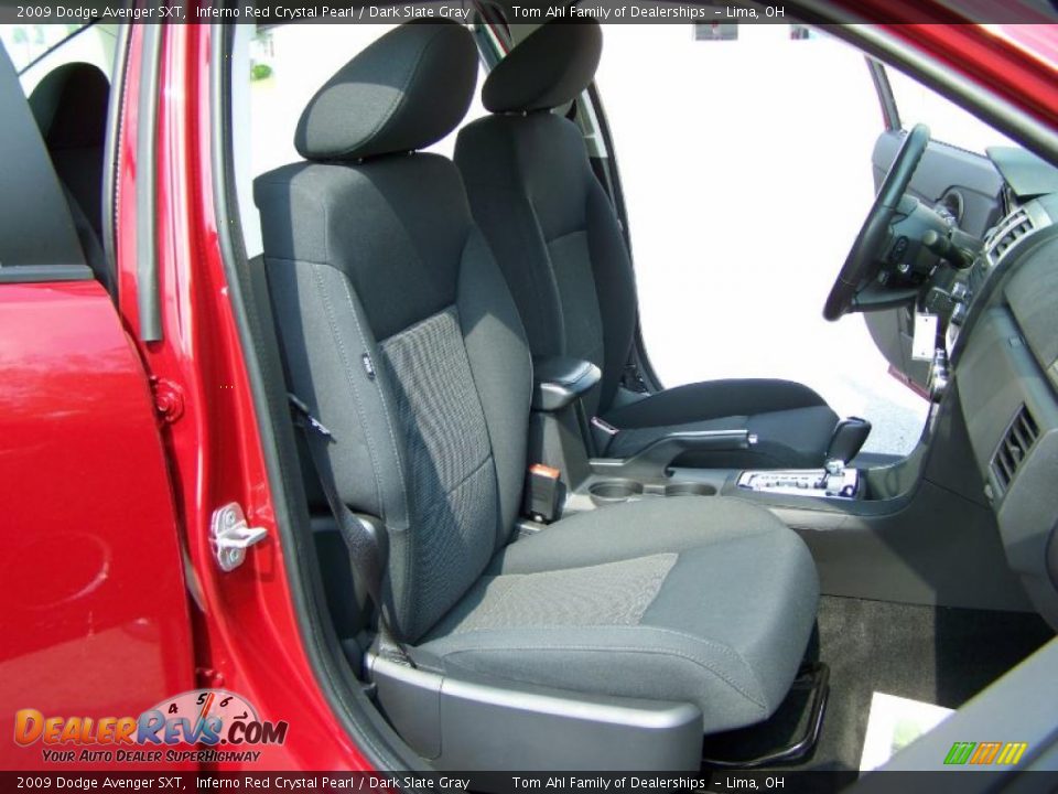 2009 Dodge Avenger SXT Inferno Red Crystal Pearl / Dark Slate Gray Photo #14