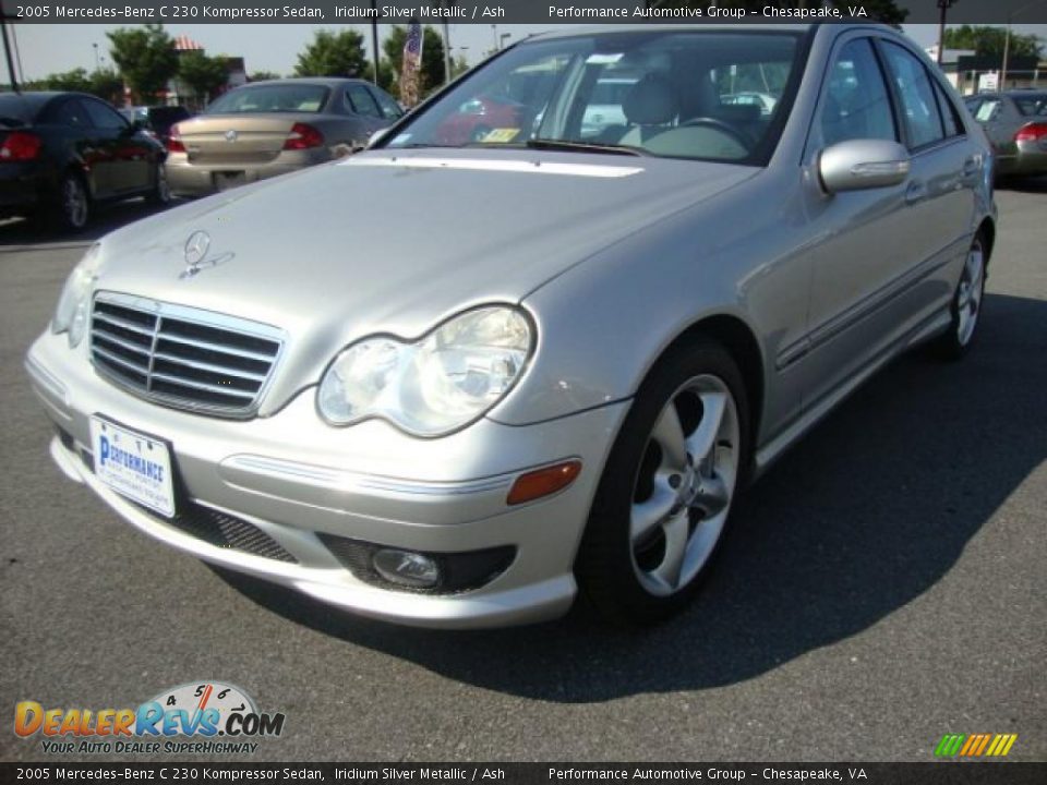 2005 Mercedes-Benz C 230 Kompressor Sedan Iridium Silver Metallic / Ash Photo #1