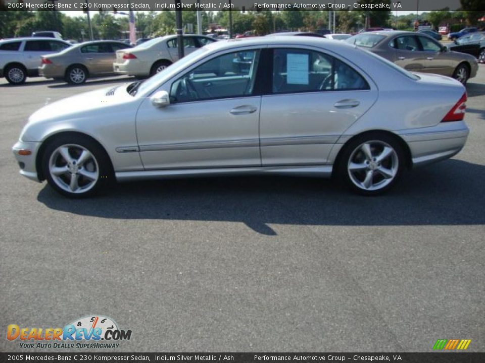 2005 Mercedes-Benz C 230 Kompressor Sedan Iridium Silver Metallic / Ash Photo #2