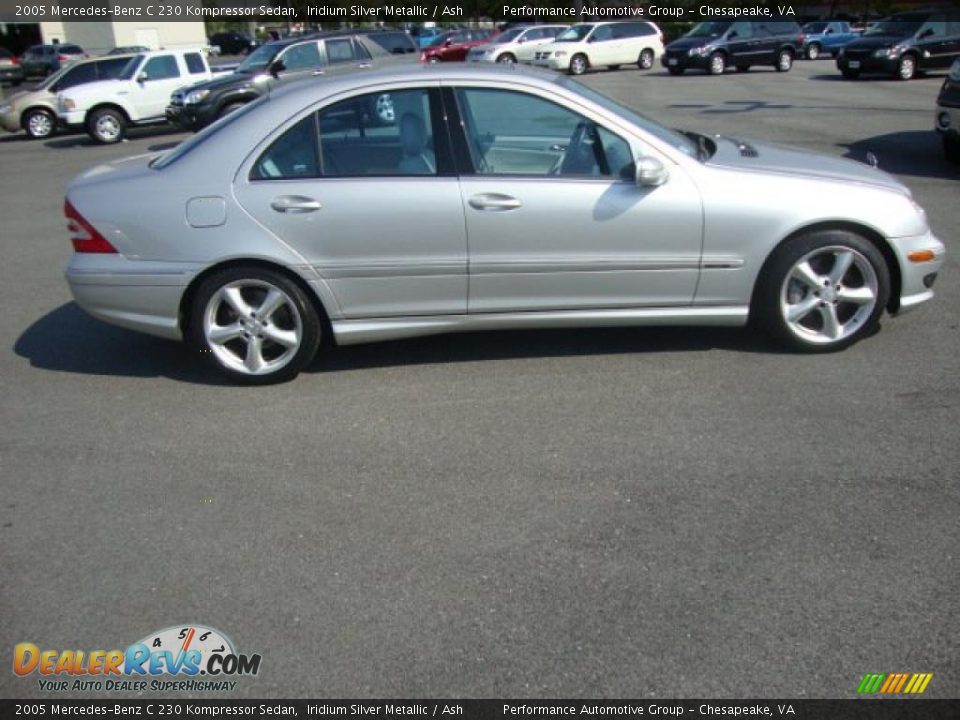 2005 Mercedes-Benz C 230 Kompressor Sedan Iridium Silver Metallic / Ash Photo #6