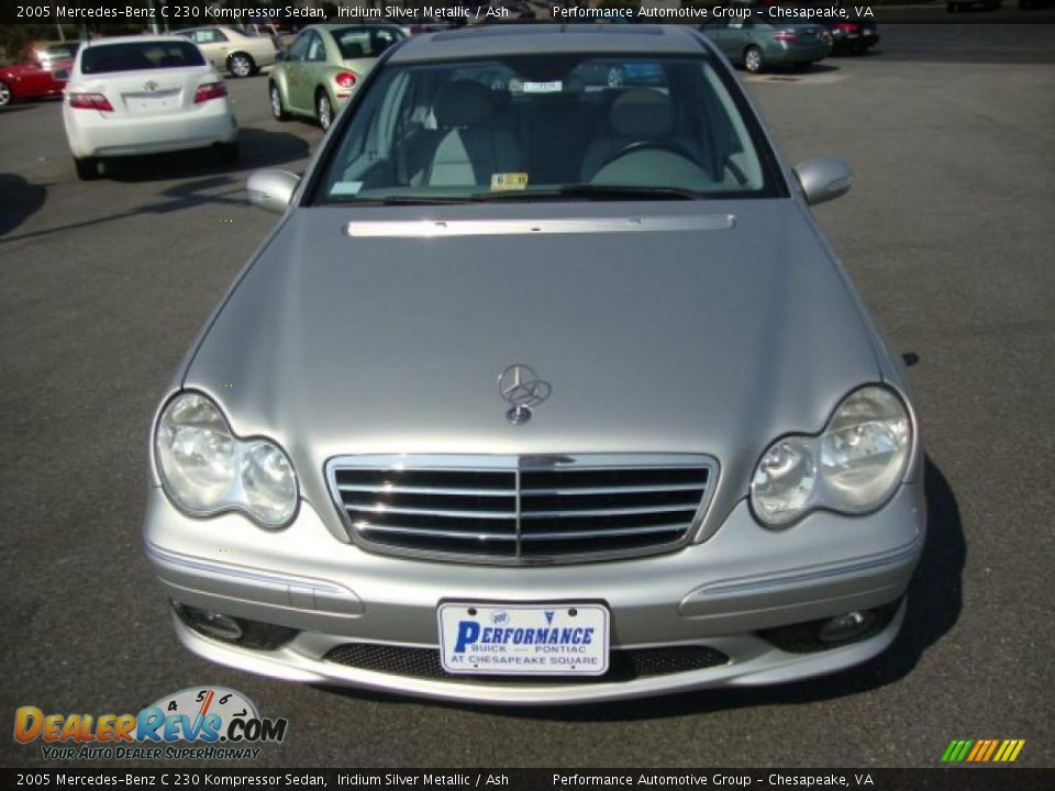 2005 Mercedes-Benz C 230 Kompressor Sedan Iridium Silver Metallic / Ash Photo #8