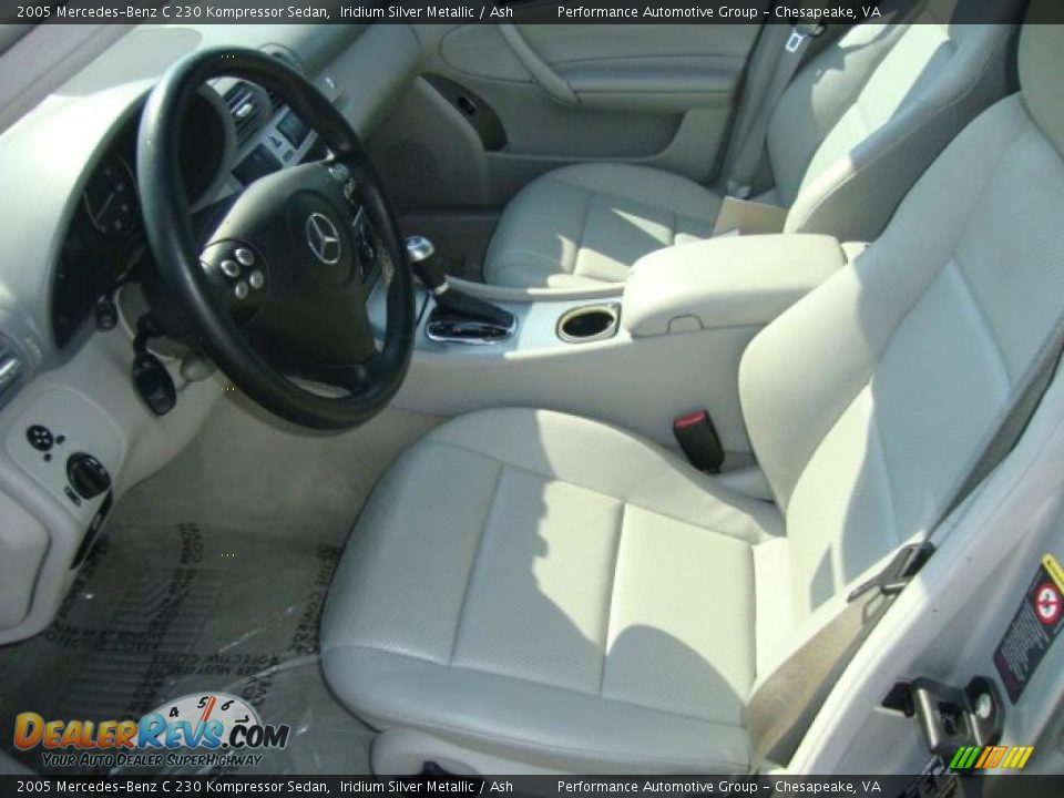 2005 Mercedes-Benz C 230 Kompressor Sedan Iridium Silver Metallic / Ash Photo #11