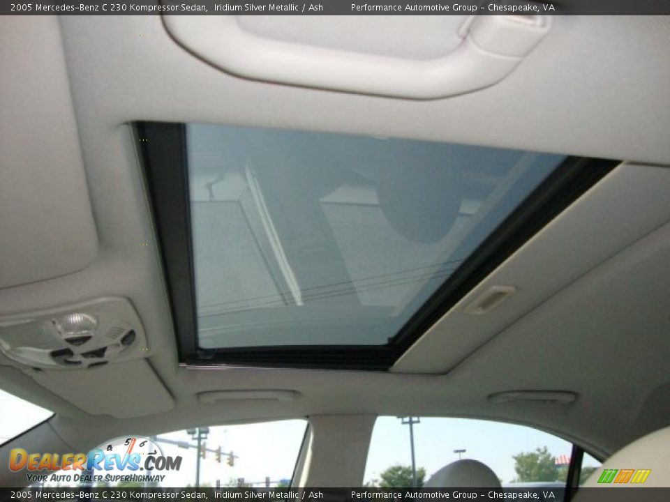 2005 Mercedes-Benz C 230 Kompressor Sedan Iridium Silver Metallic / Ash Photo #12