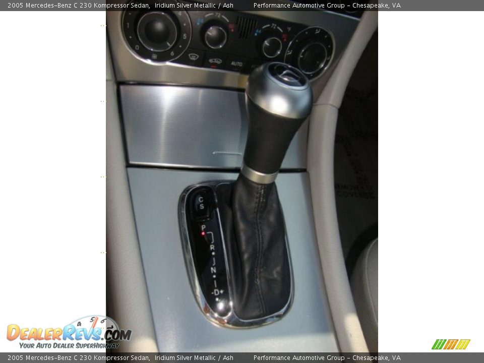 2005 Mercedes-Benz C 230 Kompressor Sedan Iridium Silver Metallic / Ash Photo #16