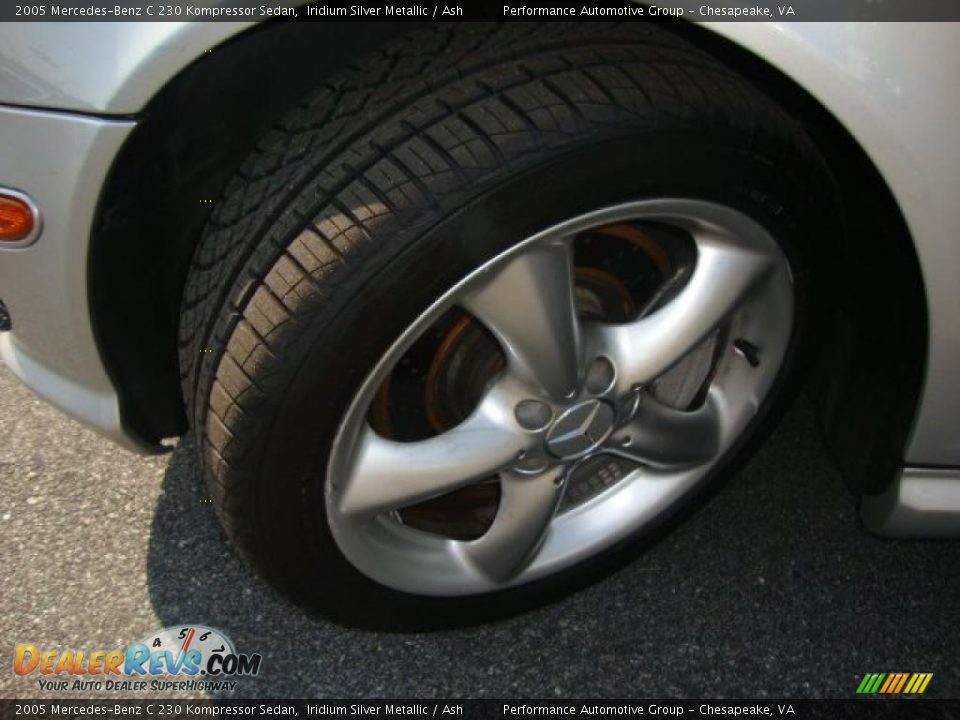 2005 Mercedes-Benz C 230 Kompressor Sedan Iridium Silver Metallic / Ash Photo #20