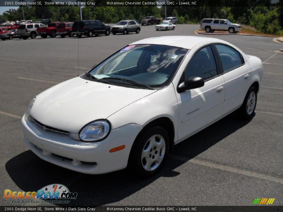 2001 Dodge Neon SE Stone White / Dark Slate Gray Photo #1