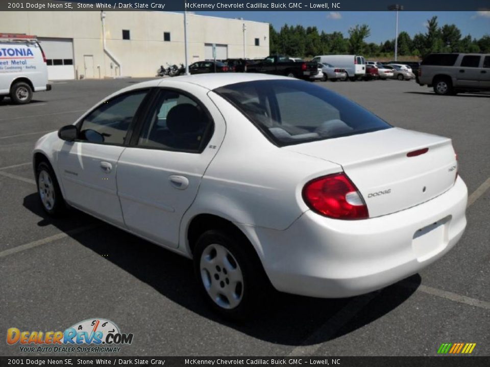 2001 Dodge Neon SE Stone White / Dark Slate Gray Photo #2