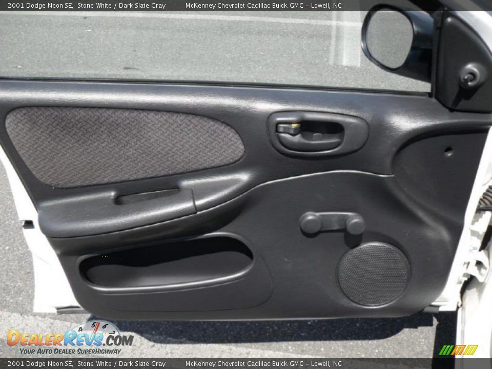 2001 Dodge Neon SE Stone White / Dark Slate Gray Photo #8