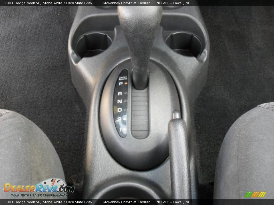 2001 Dodge Neon SE Stone White / Dark Slate Gray Photo #10