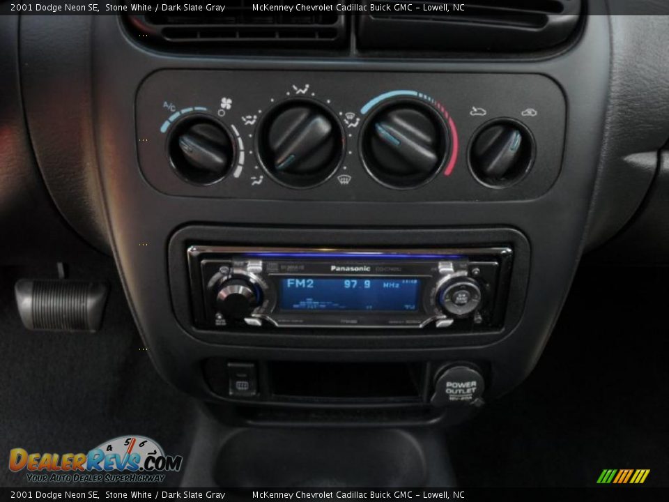 2001 Dodge Neon SE Stone White / Dark Slate Gray Photo #11