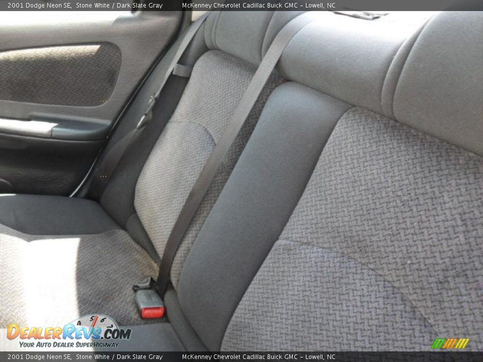 2001 Dodge Neon SE Stone White / Dark Slate Gray Photo #12