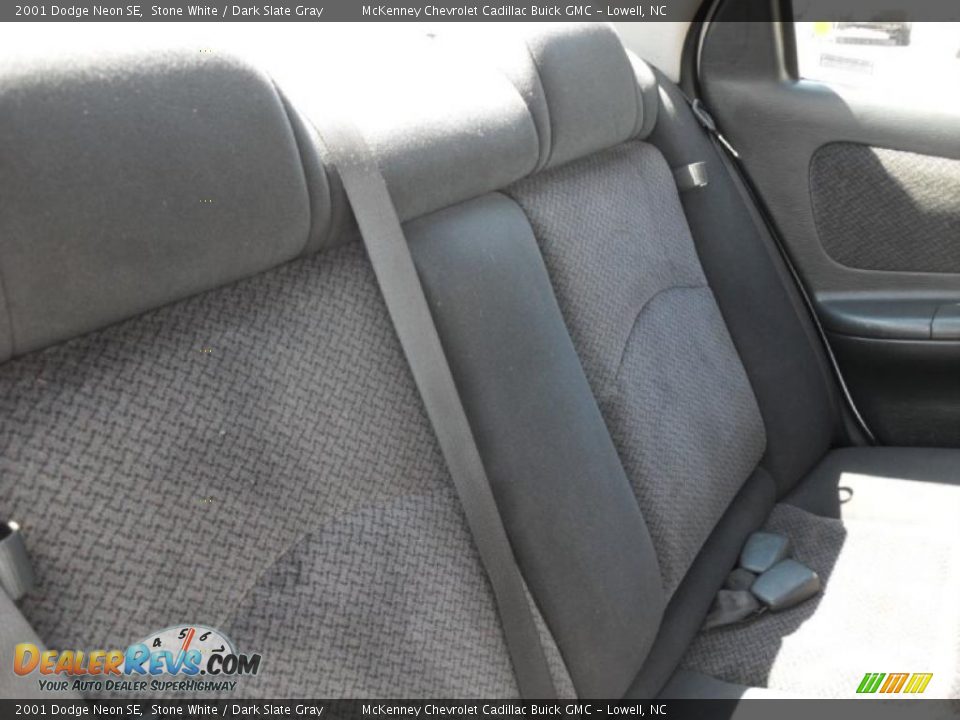 2001 Dodge Neon SE Stone White / Dark Slate Gray Photo #16