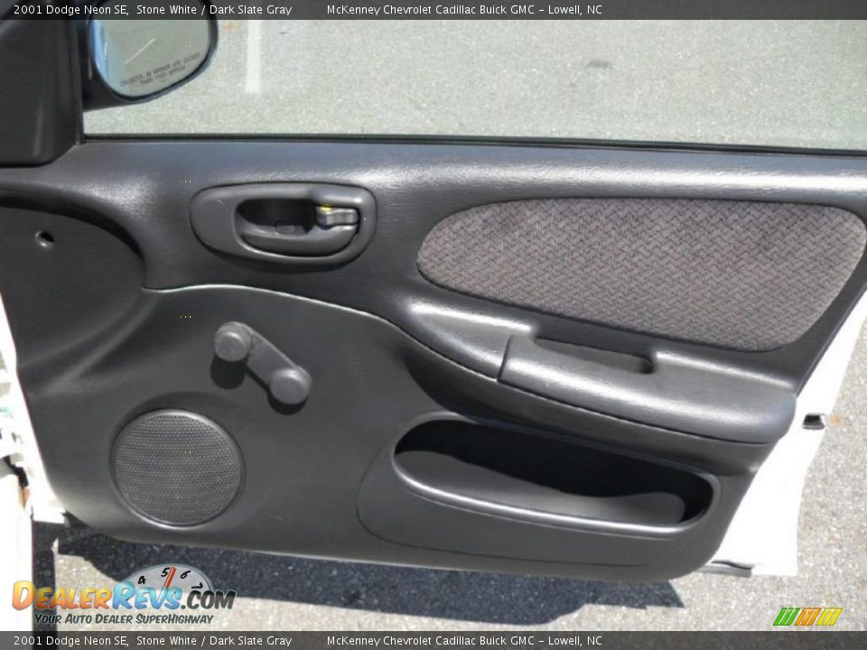 2001 Dodge Neon SE Stone White / Dark Slate Gray Photo #19