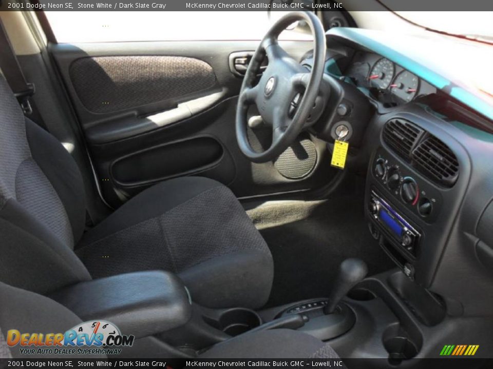 2001 Dodge Neon SE Stone White / Dark Slate Gray Photo #20