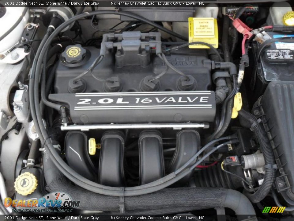 2001 Dodge Neon SE Stone White / Dark Slate Gray Photo #23