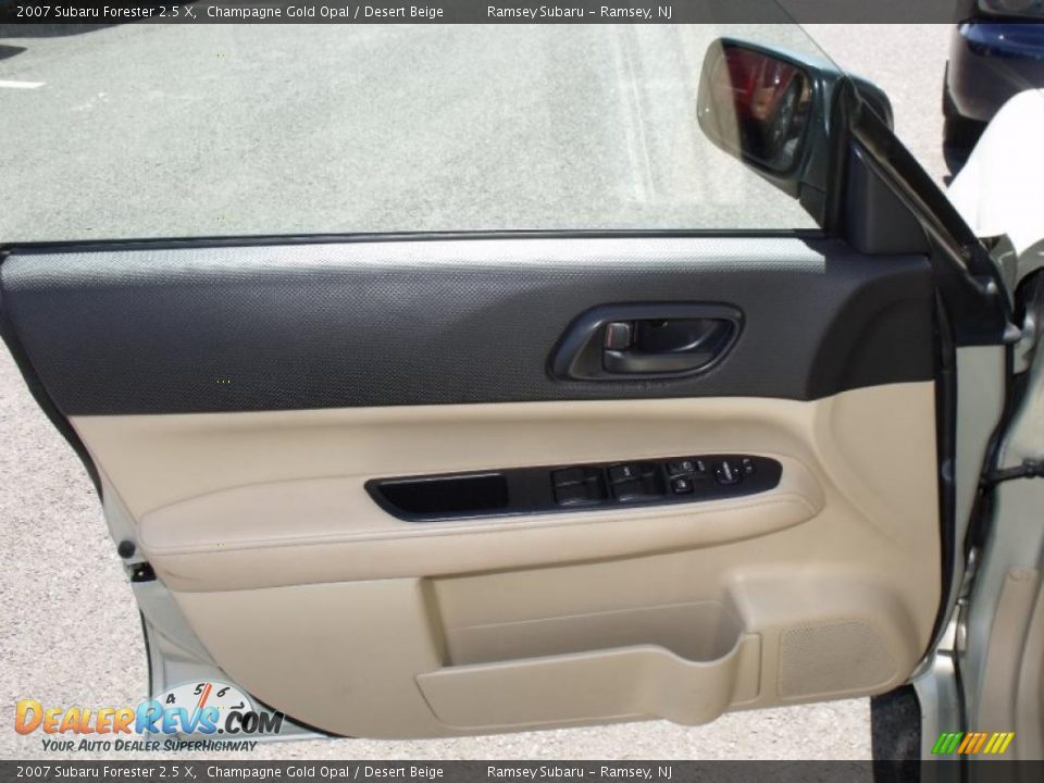 2007 Subaru Forester 2.5 X Champagne Gold Opal / Desert Beige Photo #9