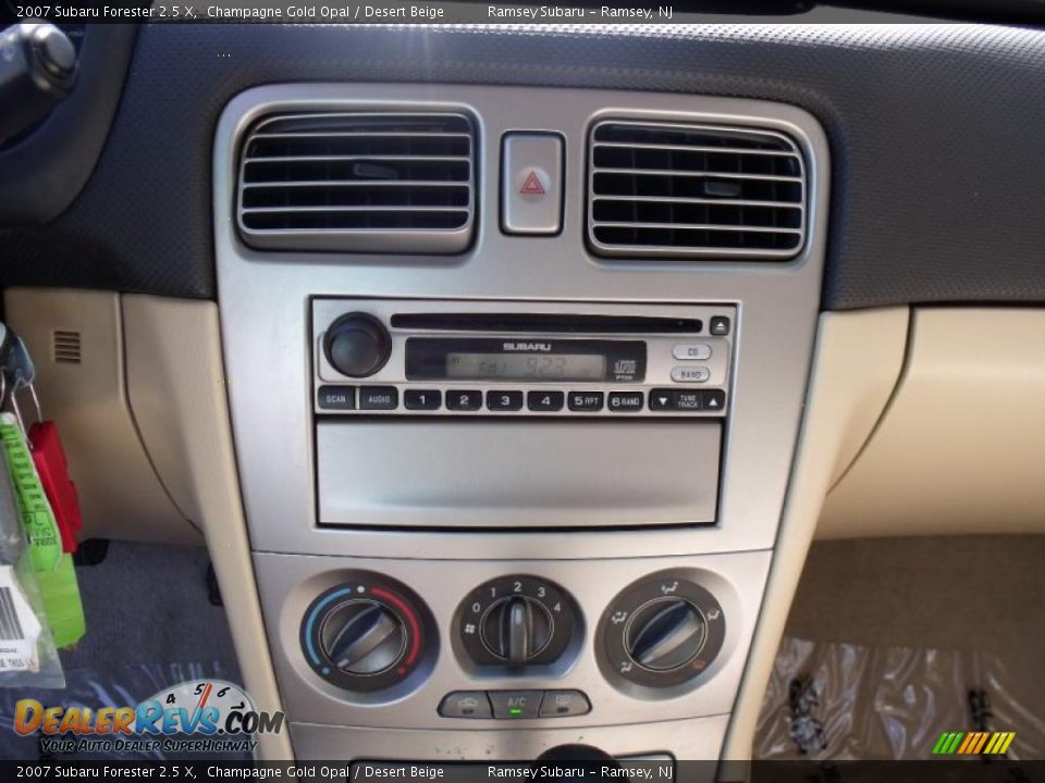 2007 Subaru Forester 2.5 X Champagne Gold Opal / Desert Beige Photo #11