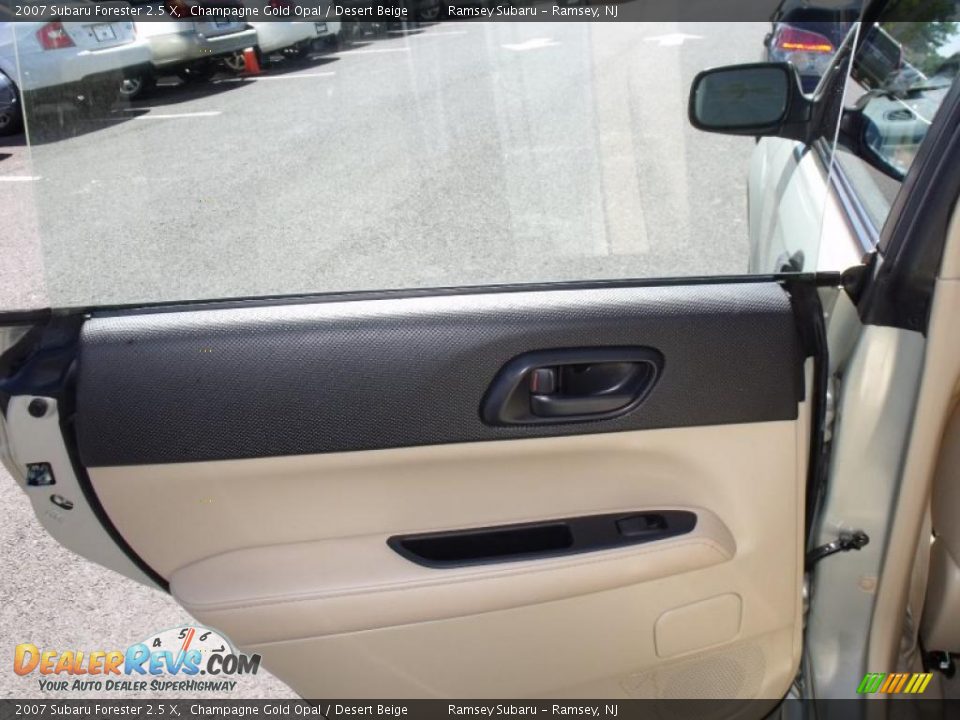 2007 Subaru Forester 2.5 X Champagne Gold Opal / Desert Beige Photo #13