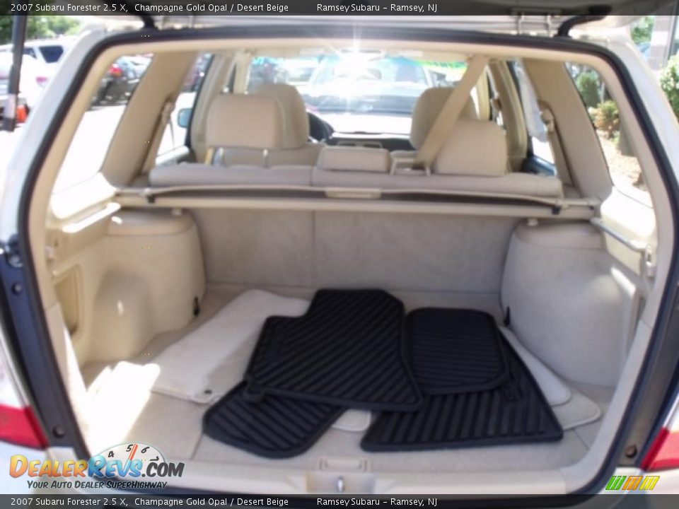 2007 Subaru Forester 2.5 X Champagne Gold Opal / Desert Beige Photo #14