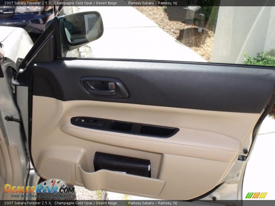 2007 Subaru Forester 2.5 X Champagne Gold Opal / Desert Beige Photo #18