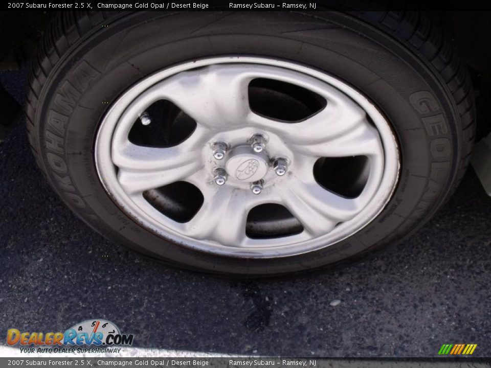 2007 Subaru Forester 2.5 X Champagne Gold Opal / Desert Beige Photo #19