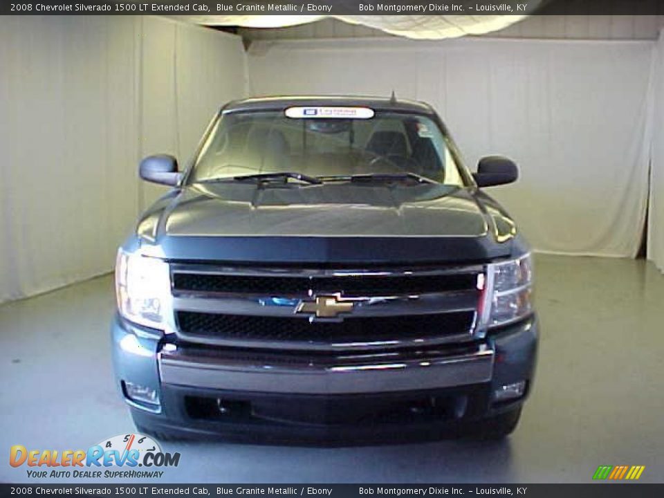 2008 Chevrolet Silverado 1500 LT Extended Cab Blue Granite Metallic / Ebony Photo #2