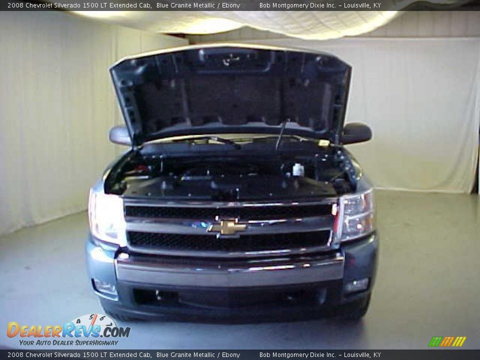2008 Chevrolet Silverado 1500 LT Extended Cab Blue Granite Metallic / Ebony Photo #4