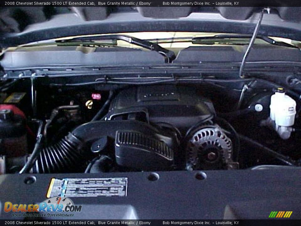 2008 Chevrolet Silverado 1500 LT Extended Cab Blue Granite Metallic / Ebony Photo #5