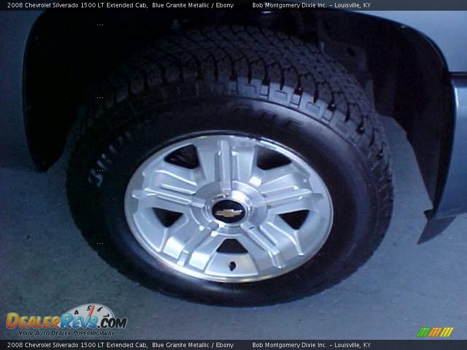 2008 Chevrolet Silverado 1500 LT Extended Cab Blue Granite Metallic / Ebony Photo #6